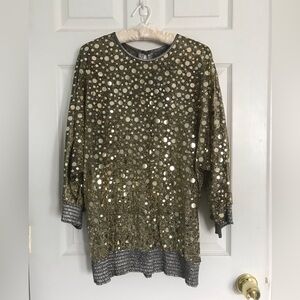 Vintage sequined top